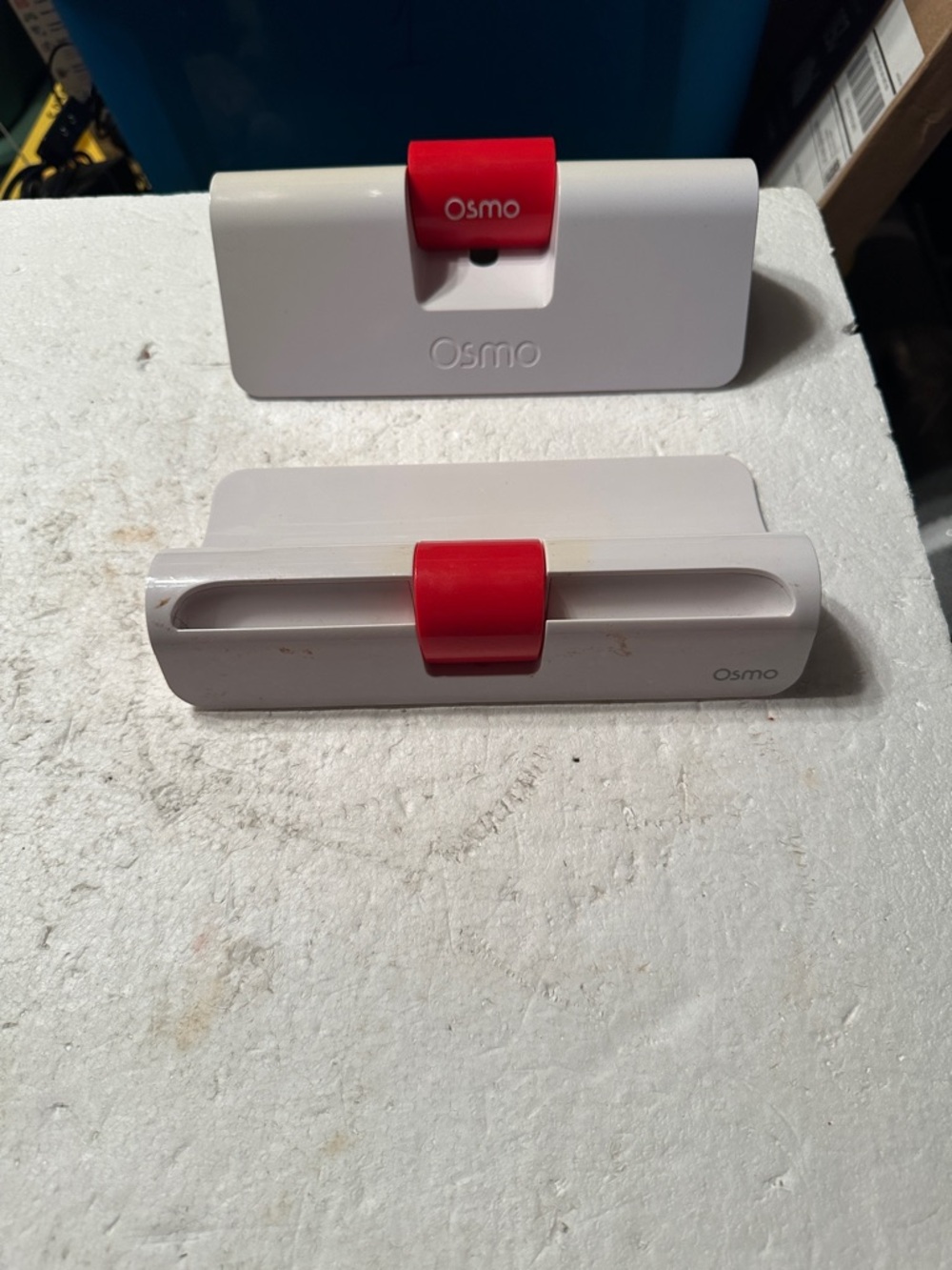 Two Osmo iPad replacement bases with reflectors